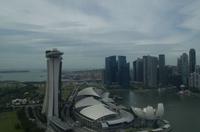 Fahrt mit dem Singapore Flyer