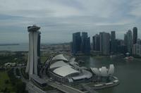 Fahrt mit dem Singapore Flyer