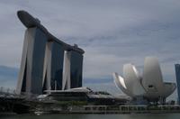 Spaziergang in Singapur zurück zum Hotel