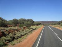 Fahrt zum Ayers Rock