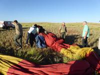 nach der Ballonfahrt