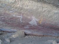 Zeichnungen am Nourlangie Rock