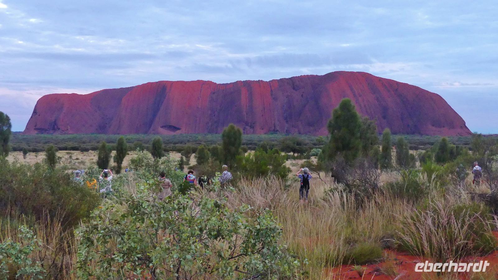 Sonnenaufgang am Uluru