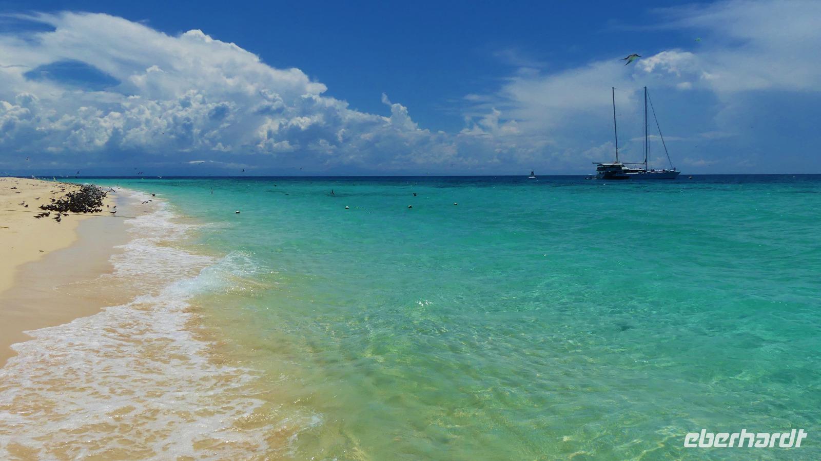 Koralleninsel Michaelmas Cay und die Ocean Spirit