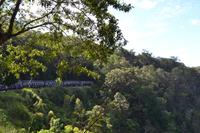 Rückfahrt nach Cairns mit der Kuranda Scenic Railway - Fotostopp an den Barron Falls