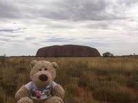 Fotostopp mit Blick zum Uluru
