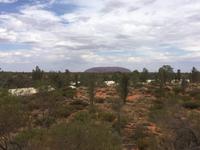 Fotostopp mit Blick zum Uluru