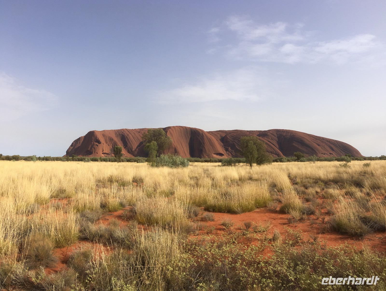 Der Uluru in seiner ganzen Pracht