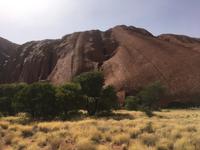 Uluru - Eingetrocknete Wasserfälle