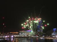 Ankunft in Sydney - Feuerwerk am Darling Harbour
