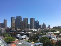 Einschiffung auf der Sun Princess - Blick auf die Skyline von Sydney