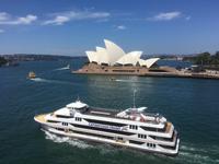 Einschiffung auf der Sun Princess - Blick auf das Opernhaus