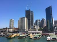 Einschiffung auf der Sun Princess - Blick auf die Skyline von Sydney am Circular Quay