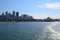 Die Kreuzfahrt geht los - Ausfahrt aus dem Sydney Harbour (Port Jackson)