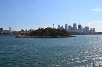 Die Kreuzfahrt geht los - Ausfahrt aus dem Sydney Harbour (Port Jackson)