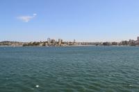 Die Kreuzfahrt geht los - Ausfahrt aus dem Sydney Harbour (Port Jackson)