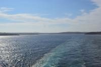Die Kreuzfahrt geht los - Ausfahrt aus dem Sydney Harbour (Port Jackson)