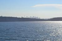 Die Kreuzfahrt geht los - Ausfahrt aus dem Sydney Harbour (Port Jackson)