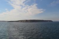 Die Kreuzfahrt geht los - Ausfahrt aus dem Sydney Harbour (Port Jackson)