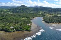 Helikopterflug über Vanua Levu
