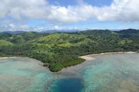Helikopterflug über Vanua Levu