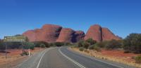 Fahrt zu den Kata Tjutas / Olgas