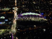 065 Melbourne bei Nacht - Blick aus dem 88. Stock des Euraka-Tower