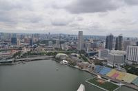 Blick vom Marina Sands Bay auf Singapur (2)