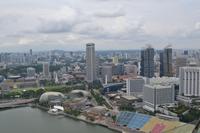 Blick vom Marina Sands Bay auf Singapur (4)