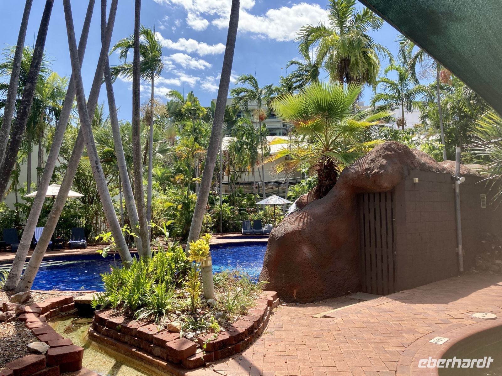 Die Hotelanlage in Darwin 