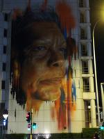 205 Sydney - Wandbild Aboriginalfrau