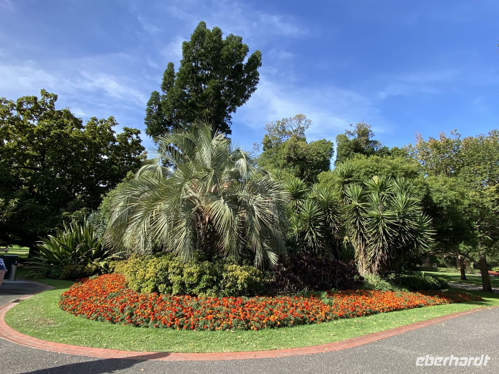 Grünanlage im Fitzroy Garden Melbourne