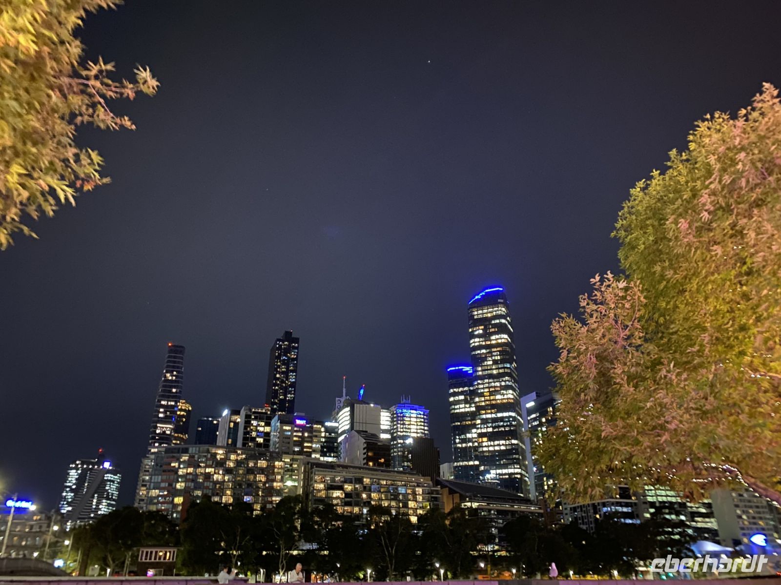 Melbourne bei Nacht