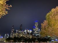 Melbourne bei Nacht
