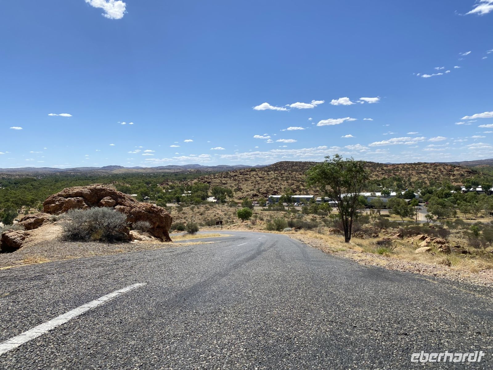Blick auf die Stadt von Anzac Hill aus