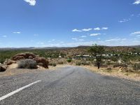 Blick auf die Stadt von Anzac Hill aus