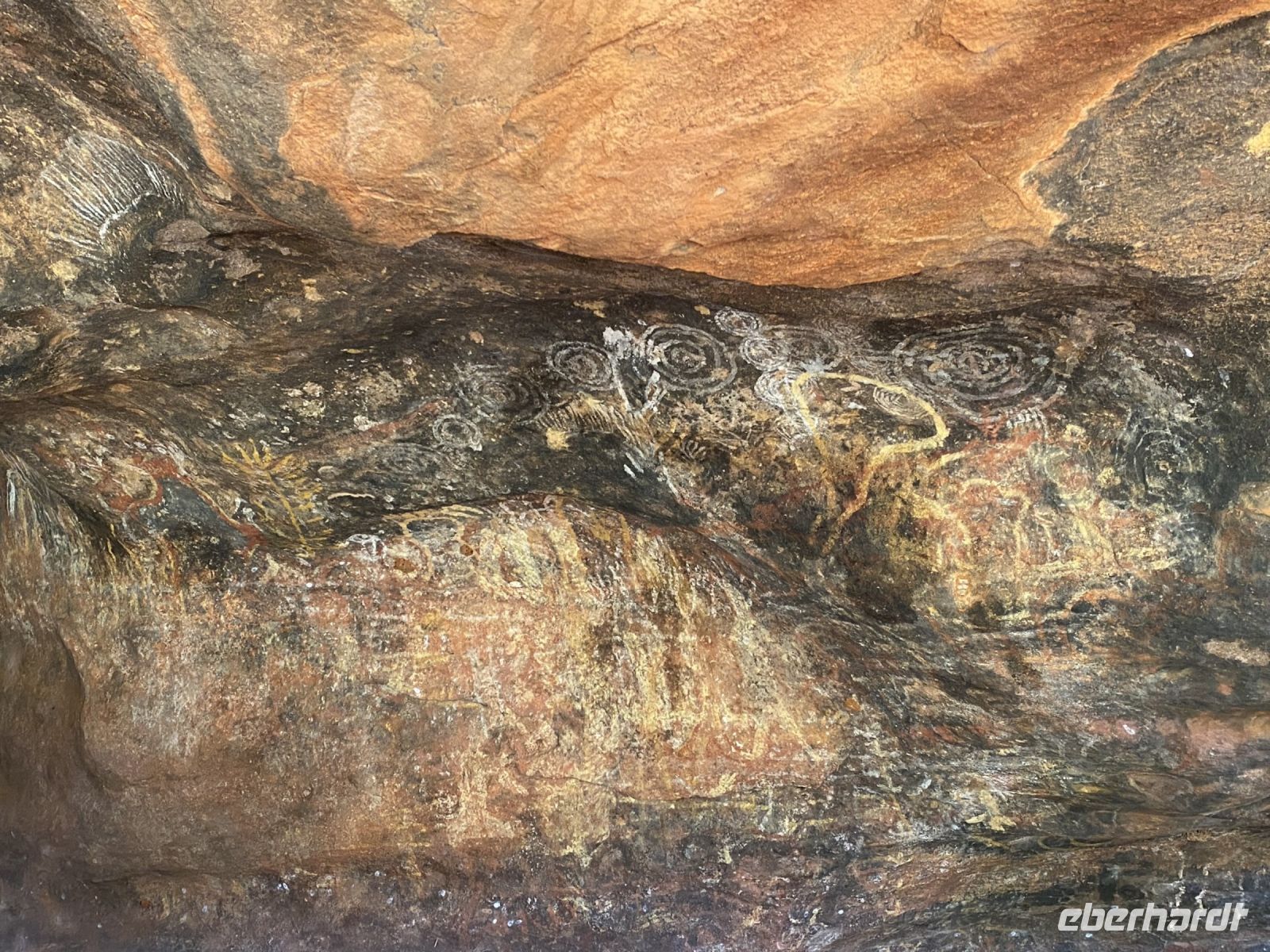 Felsmalerei im Kata Tjuta / Uluru Nationalpark