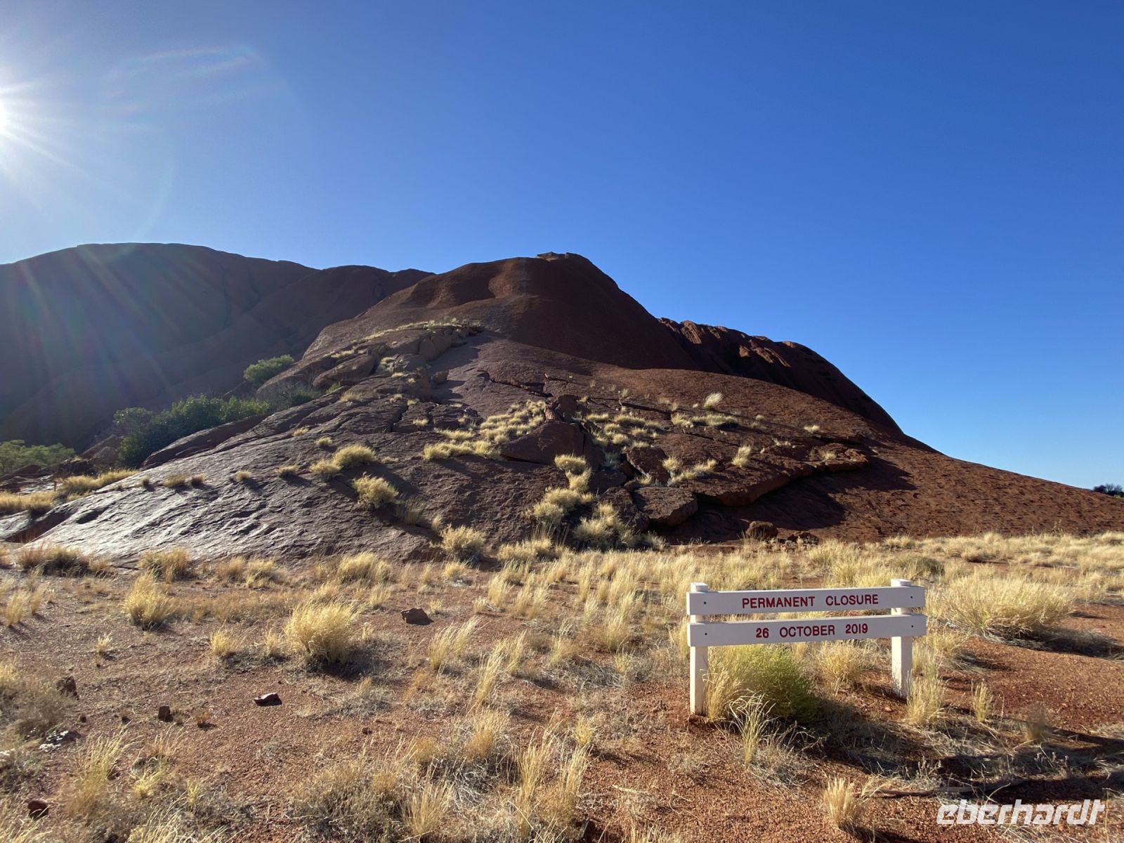 ehemaliger Aufgang zum Uluru
