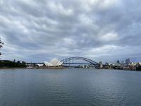 Skyline Sydney mit Blick auf das Opernhaus und die Sydney Harbour Bridge