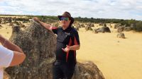 Rundreise Australien - Besuch der Pinnacles-Kalksteinfelsen