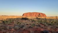 Rundreise Australien - Sonnenuntergang am Uluru im Outback