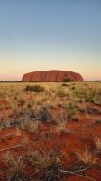 Rundreise Australien - Sonnenuntergang am Uluru im Outback