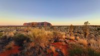 Rundreise Australien - Sonnenaufgang am Uluru im Outback
