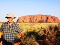 Uluru am Abend