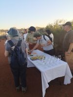 Feier am Uluru Sunset