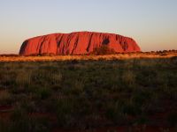 Uluru am Abend