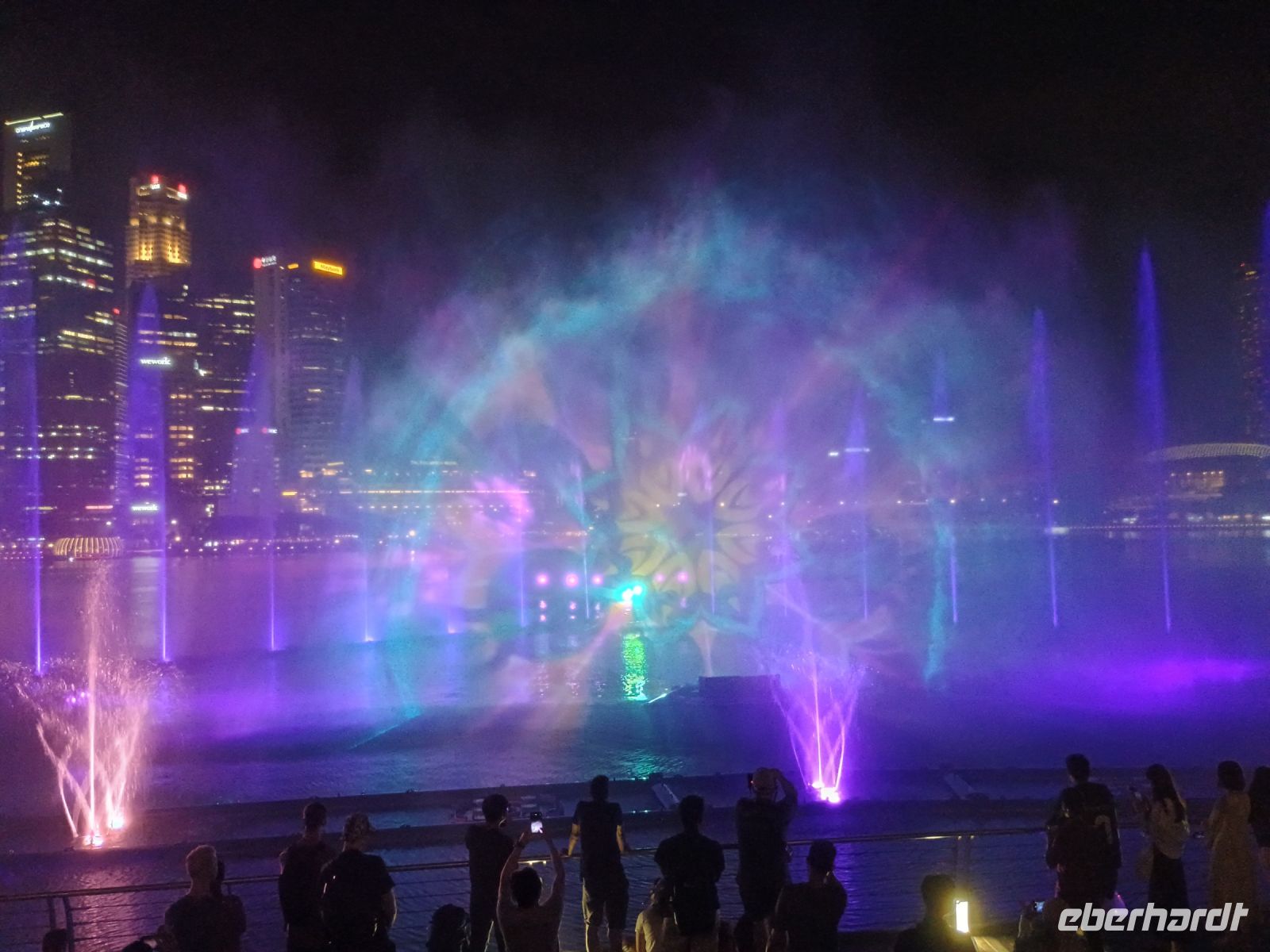 Singapur - Spectra Lichtershow