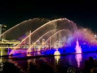 2. Reisetag – Ankunft in Singapur – Licht- und Lasershow „Spectra“ vor dem Marina Bay Sands Hotel