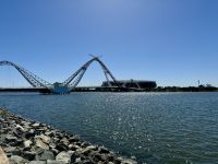 4. Reisetag – Stadtrundfahrt in Perth – Schwanenbrücke am Stadium