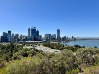 4. Reisetag – Stadtrundfahrt in Perth – Innenstadt vom Kings Park aus betrachtet